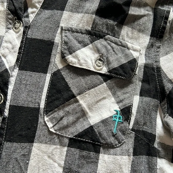 Red Dragon Button Up w Ruffle Bum - Picture 2 of 6